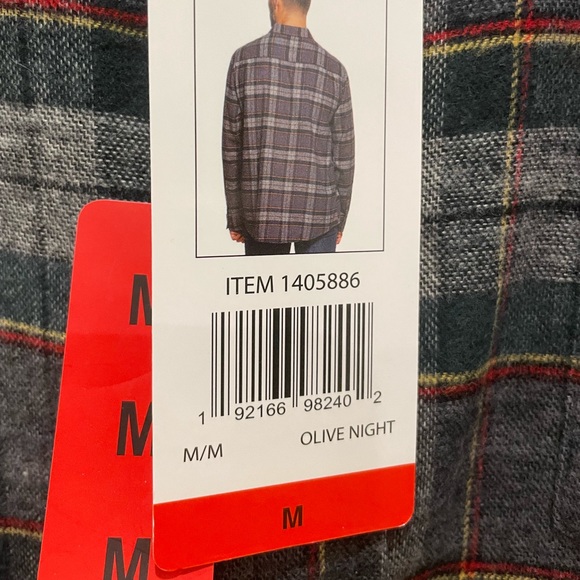 NWT Weatherproof Vintage Men’s Plaid Button Up Medium - Picture 2 of 7